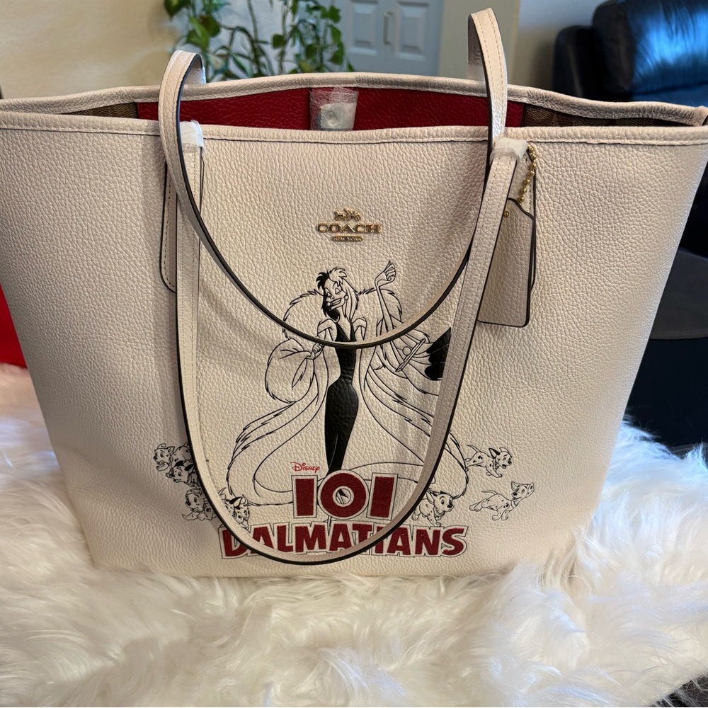 Coach White 101 Dalmatians Tote
